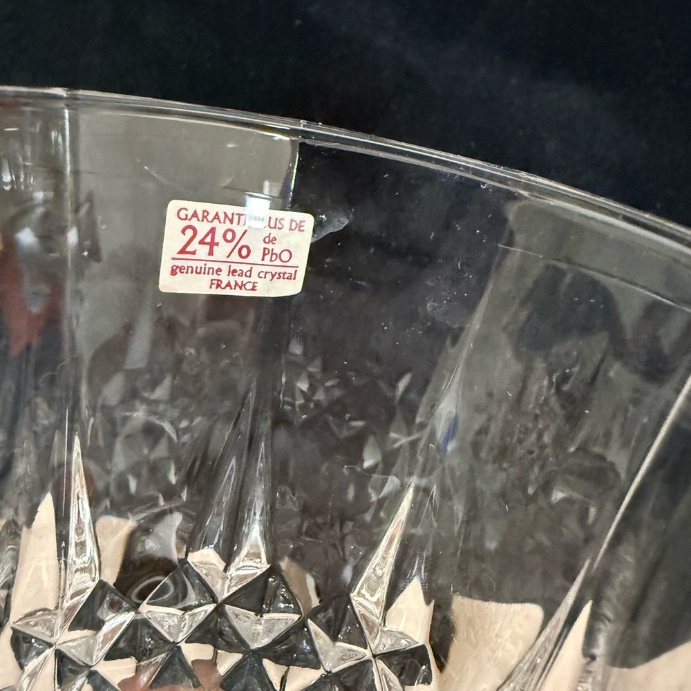 Clear Crystal Wine Goblets - Set of 4 - Picture 6 of 6